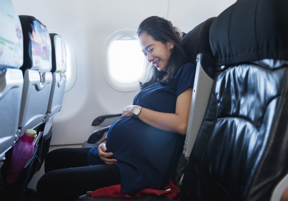 Перелет беременных на самолете